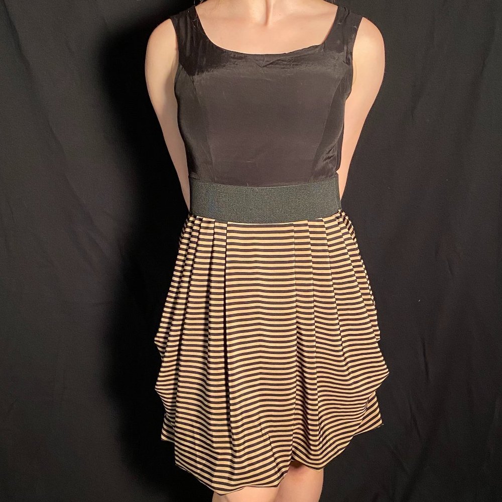 Black and White Stripped Dress